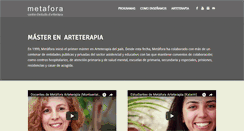 Desktop Screenshot of master-arteterapia.org